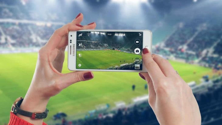 football smartphone