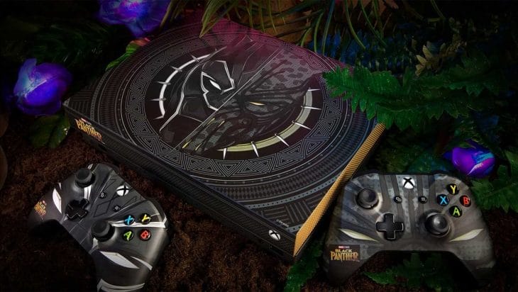 xbox one x black panther