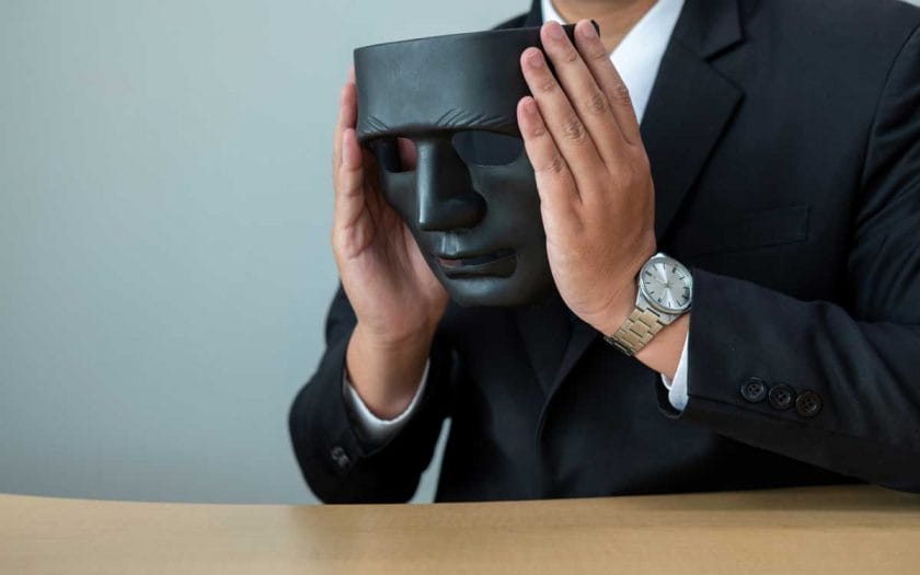homme masque
