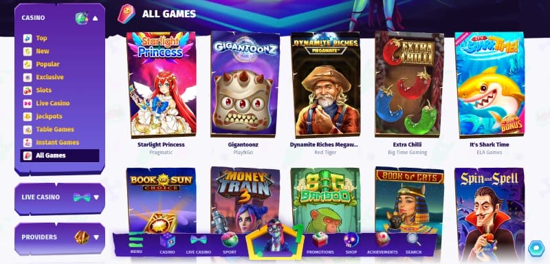 Jeux de casino Belgian Casombie