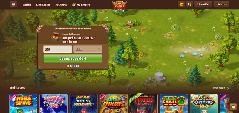 Les meilleurs casinos belges MyEmpire