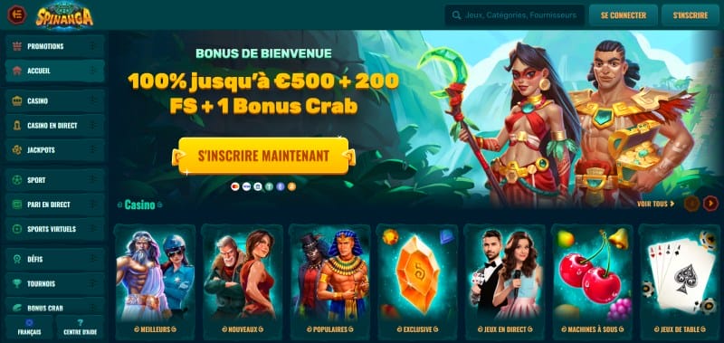 Les meilleurs casinos belges Spinanga