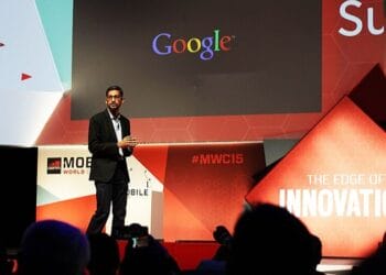 Sundar Pichai SVP, Android, Chrome and Apps, Google, tags: les android pixel pour l'intégration de - CC BY-SA