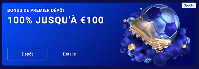 Frumzi Casino Paris Sportifs - Bonus de 1er dépôt