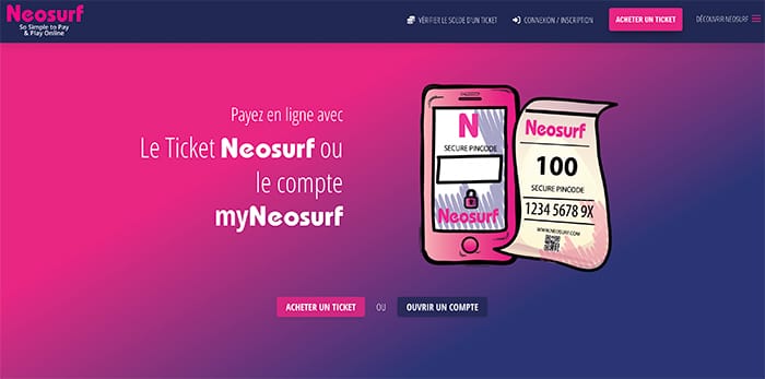 Blu News Page d'accueil de Neosurf