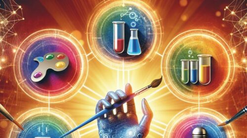 5 Ways AI Transforms Art, Science, and Media - TechRadar, Concept art for illustrative purpose, tags: de l'ia l'art, la science les - Monok
