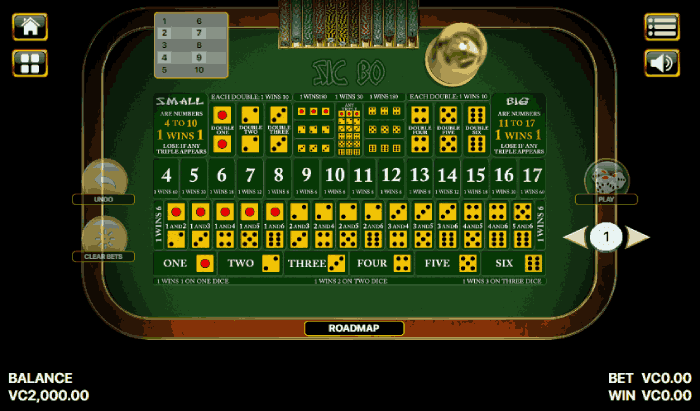 Sic Bo jeu